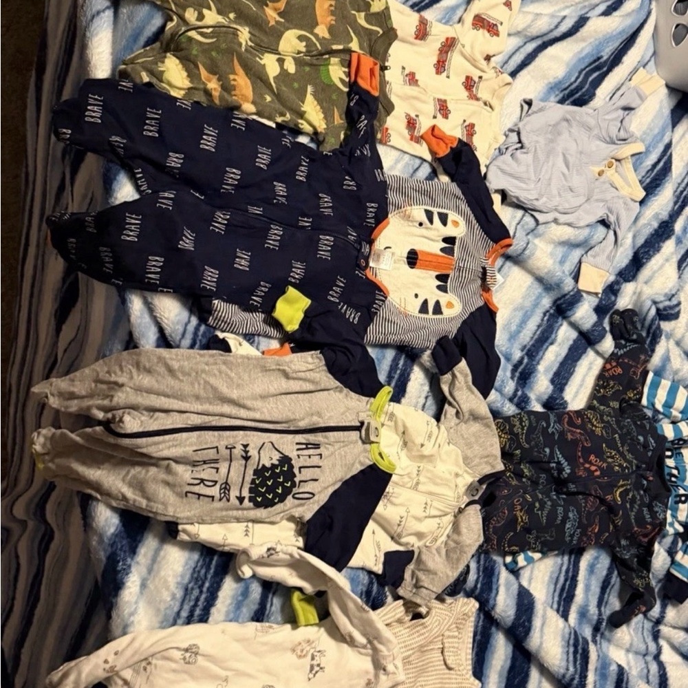Multiples Kids Pajama Sets - Navy, Gray, Green, White